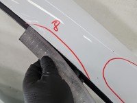 DRZWI PRZÓD PRAWE PASAŻERA Dacia Sandero II 12-20 5d biały DV369