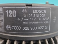 TEST Alternator Audi 80 B4 1.9 tdi 0123510008, 028903027G
