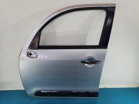 DRZWI PRZÓD LEWE KIEROWCY Citroen C3 Picasso 08-17 5d srebrny EZRC