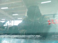 Szyba drzwi przód lewa Lada Kalina 04-09 sedan