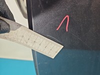 Drzwi tył lewe Toyota Avensis III T27 kombi 5d grafitowy 1G3