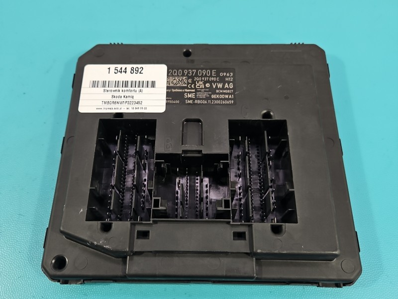 Sterownik moduł komfortu Skoda Kamiq 2Q0937090E