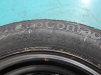 Koło zapasowe 13" dojazdowe dojazdówka Opel Corsa C Rozstaw śrub: 4x100, Continental, OPC1510200, Continental 155/80 R13,...