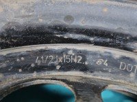 Felga stalowa 15" Toyota Aygo II 14-22 Szerokość felgi: 4.5", Rozstaw śrub: 4x100, Odsadzenie (ET): 35, TOYOTA, 41/2jx15H2...