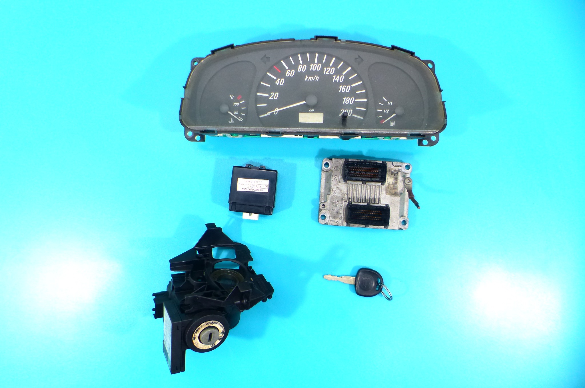 Komputer zestaw Opel Agila 09164459 1.0 12v