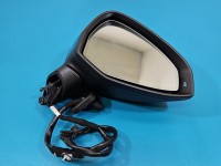 Lusterko prawe Audi A4 B9 LX7L 15-24r /Europa /Lakier:LX7L /14pin / Składane elektrycznie / Zadrapania europa