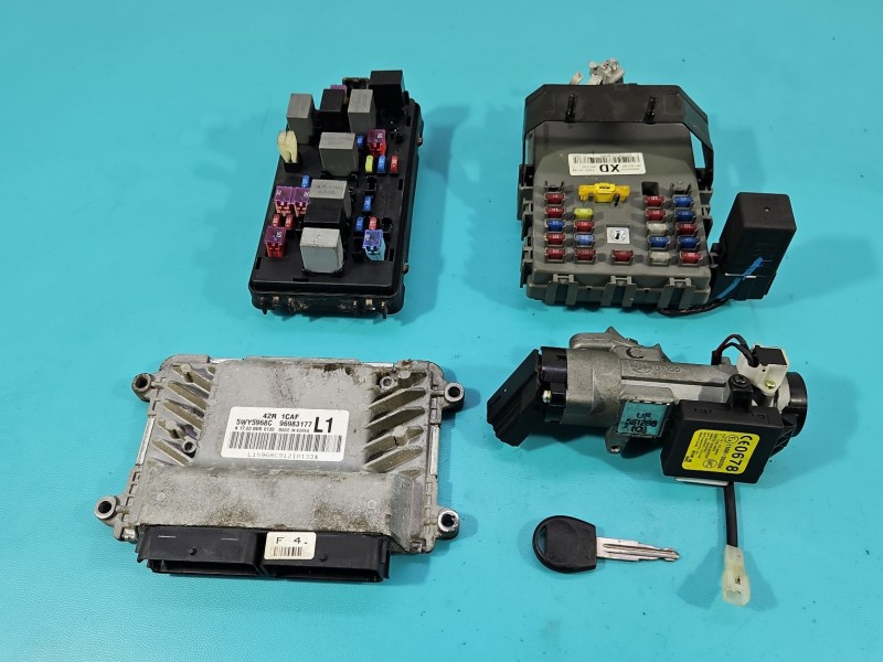 Komputer Sterownik silnika 96983177, 5WY5968C Chevrolet Aveo T250 1.2 16V