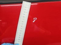 Drzwi przód prawe Peugeot 206 3d czerwony KKN
