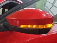 Lusterko lewe Skoda Octavia III elektryczny, Europejska, Kod lakieru: LF3K, Regulowane elektrycznie, składane ręcznie 6 pin...