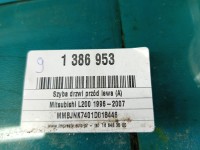 Szyba drzwi przód lewa KIEROWCY Mitsubishi L200 IMPRK1386953, czerwony HB