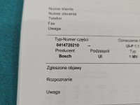 testowany Pompowtryskiwacz 2.5 tdi 0414720210, 07Z130073F