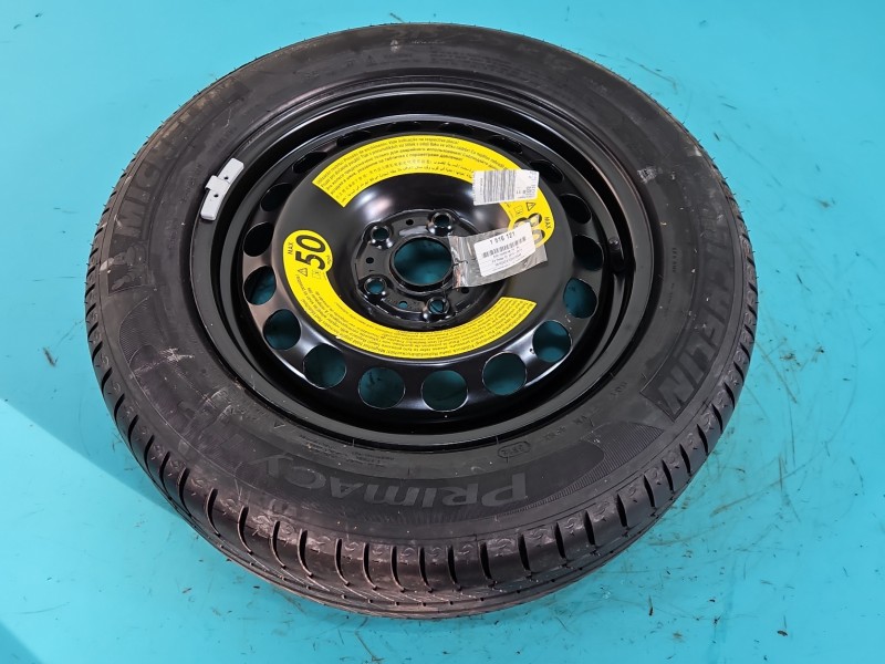Koło zapasowe 16" dojazdowe dojazdówka Vw Passat B7 Rozstaw śrub: 5x112, Michelin, 215 mm, Profil opony: 55, Kod producenta:...