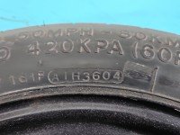 Koło zapasowe 16" dojazdowe dojazdówka Ford Focus Mk2 Rozstaw śrub: 4x108, Hankook, 125 mm, Profil opony: 85, HANKOOK 125/85...