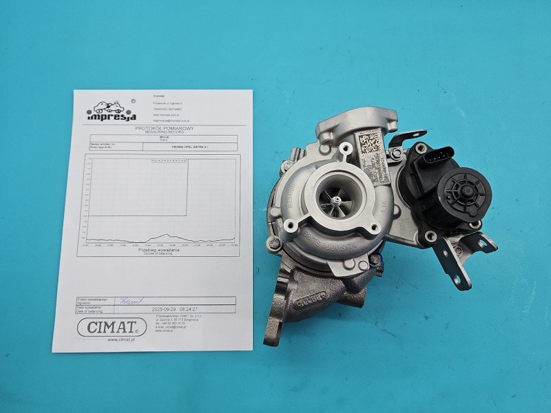 Turbosprężarka Regenerowana Opel Astra V K 55508703, PTAM2002210638, 00310600114 1.5 cdti 122KM Turbosprężarka Regenerowana Opel Astra V K 55508703, PTAM2002210638, 00310600114 1.5 cdti 122KM