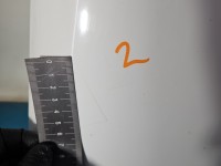 Maska przednia Citroen C5 II X7 biały EWP