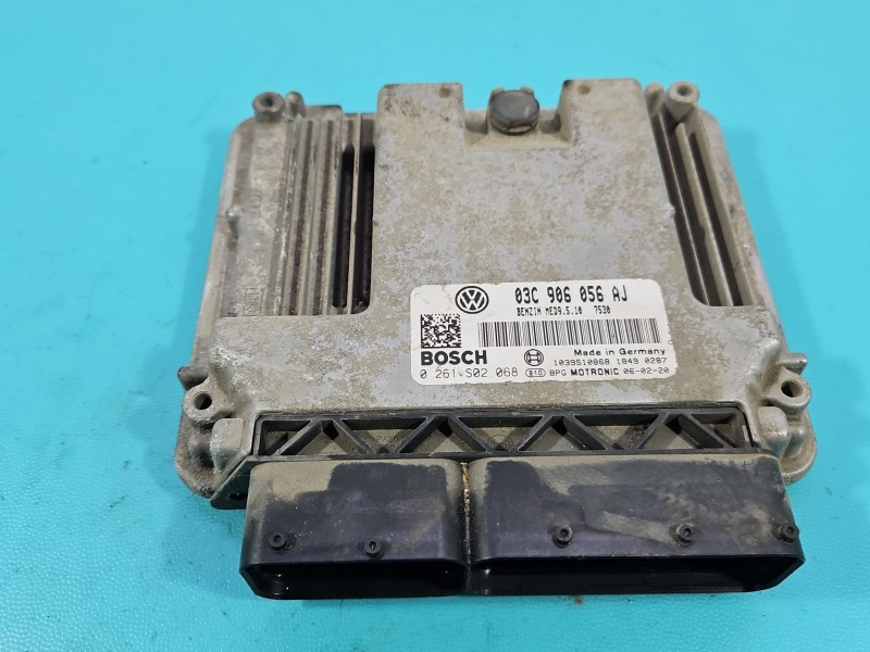 Komputer Sterownik silnika 03C906056AJ, 0261S02068 Vw Golf V 1.4 FSI (BLN)