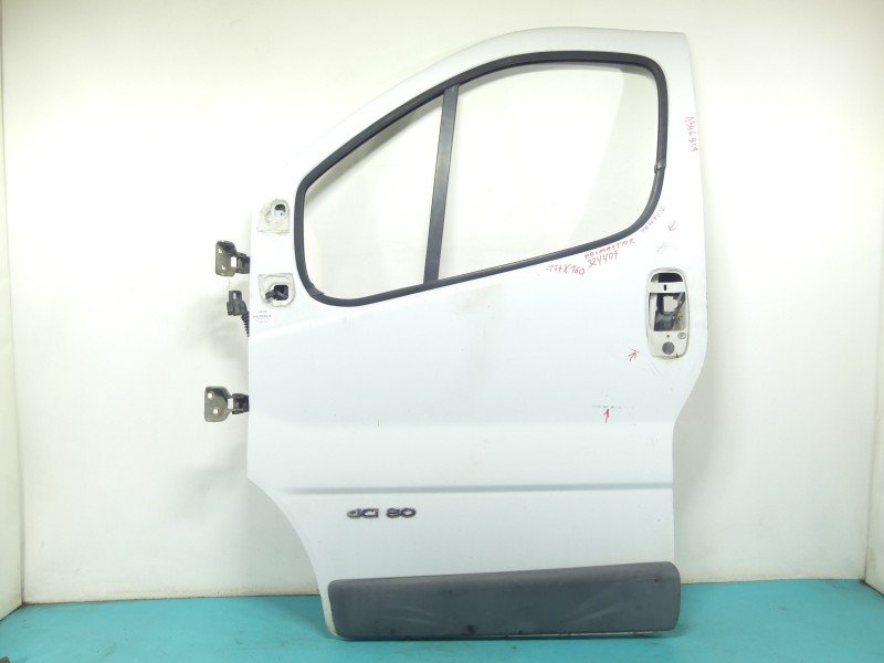 Drzwi przód lewe Nissan Primastar 01-14 5d biały