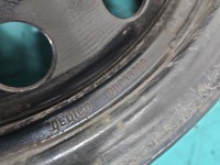 Felga stalowa 15" Vw Golf VII Szerokość felgi: 6.0", Rozstaw śrub: 5x112, Odsadzenie (ET): 43, Volkswagen, czarny, Kod...