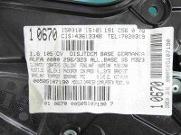 Podnośnik tył lewy SZYBY WINDA 43613348 Manualny Alfa romeo Giulietta HB