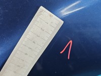 Błotnik przód prawy Ford Fiesta Mk6 niebieski C6