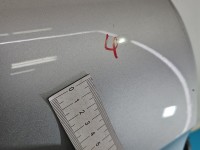 Drzwi tył prawe Mercedes CLS II C218 W218 218 sedan 4d srebrny 775