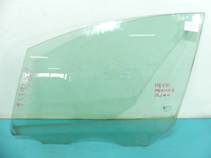 Szyba drzwi przód lewa Opel Meriva B HB