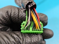 Lusterko lewe VOLVO S60 II 10- elektryczny, Europejska, 614-46, 13pin . uszkodzona obudowa europa