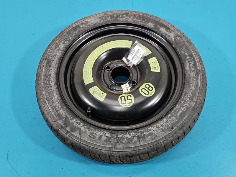 Koło zapasowe 15" dojazdowe dojazdówka Citroen C3 Picasso 08-17 Rozstaw śrub: 4x108, Maxxis, 125 mm, Profil opony: 80, Waga...
