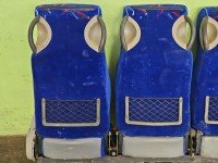 Fotel tył lewy III rząd tylny Vw Transporter T5 3 rząd