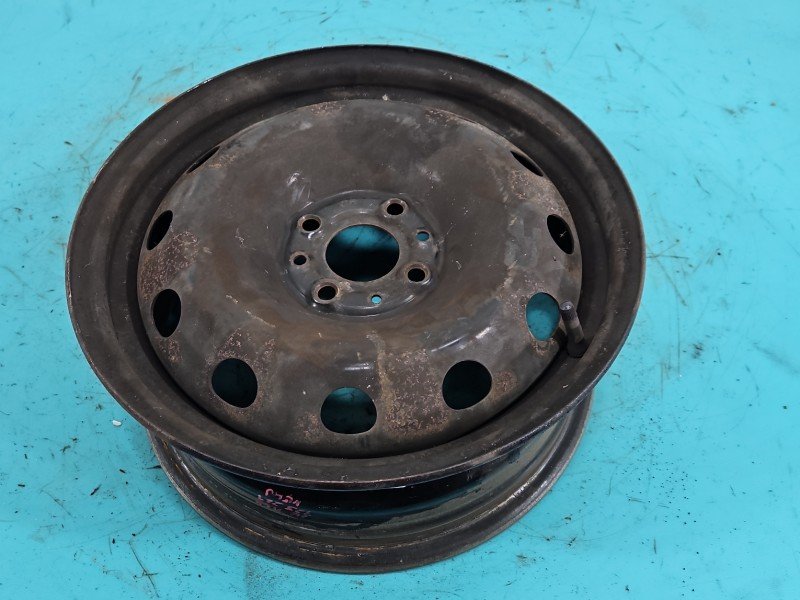 Felga stalowa 15" Citroen Nemo Szerokość felgi: 6.0", Rozstaw śrub: 4x98, CITROEN, R15 ET44 4X98 6J