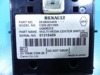 Przełącznik radia nawigacji panel Renault Laguna III 01315409, 253B00345R