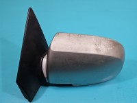 Lusterko lewe pin Kia Carens II HB 5d kolor srebrny europa