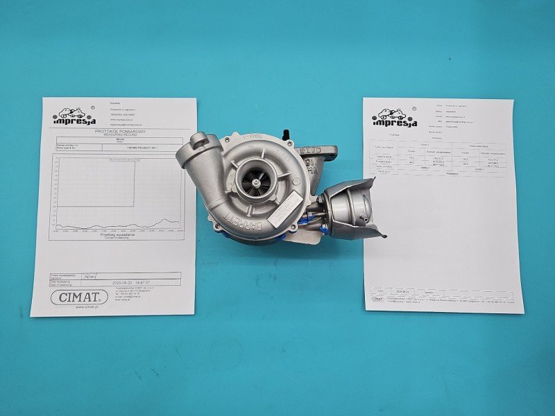 Turbosprężarka Regenerowana Peugeot 307 753420-4, GT1544V, 9657571880 1.6 hdi 109KM Turbosprężarka Regenerowana Peugeot 307 753420-4, GT1544V, 9657571880 1.6 hdi 109KM