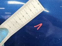 Maska przednia Renault Megane III niebieski TERNA