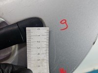 Drzwi tył lewe Skoda Octavia I HB 5d srebrny 9102