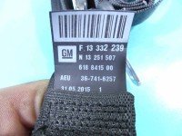 Pas bezpieczeństwa tył lewy Europejska, TYŁ LEWY II RZĄD Opel Zafira C 13332239, 13251507