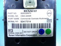 Przełącznik radia nawigacji panel Renault Laguna II 8200326970, 50417014