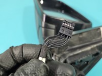 Lusterko lewe Mercedes CLA C117 X117 elektryczny, Europejska, Kod lakieru: 761, 7 pin, źle spasowana obudowa europa