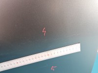 Drzwi tył prawe Lexus IS III 14-25 sedan 4d szary 1J7