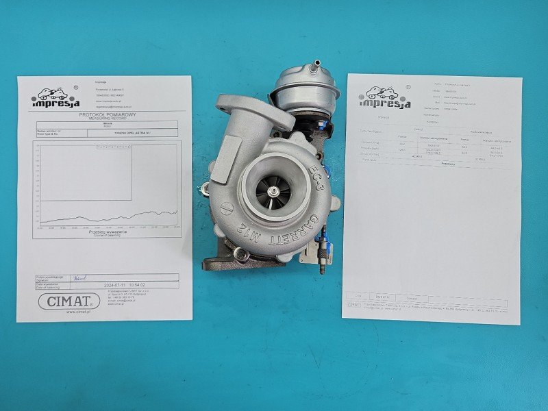 Turbosprężarka Regenerowana Opel Astra IV J 779591-4, 98053674, OBC02472R 1.7 cdti 110KM