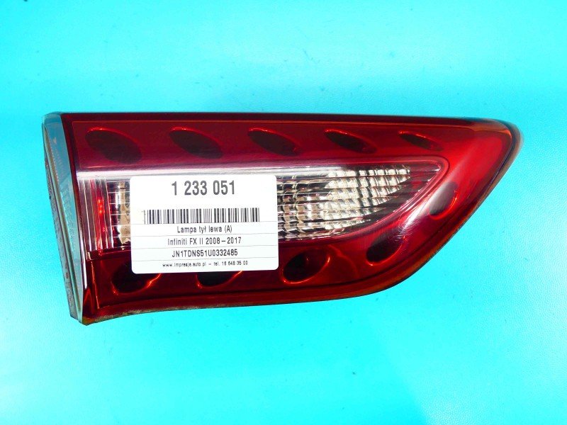 Lampa tył lewa Infiniti FX II QX70 HB