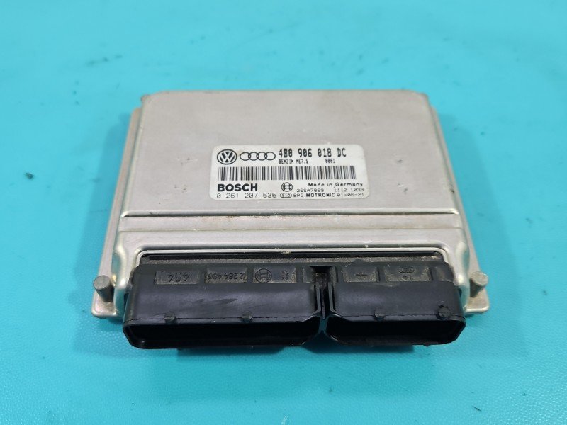 Komputer Sterownik silnika 4B0906018DC, 0261207636 Vw Passat B5 1.8 T