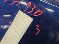 Błotnik przód prawy Vw Polo IV 9N granatowy LB5N