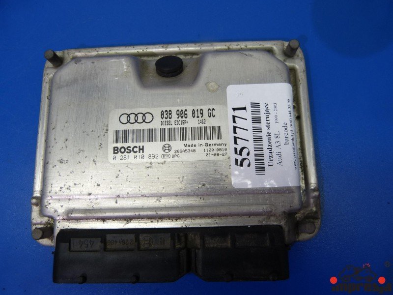 Komputer Sterownik silnika Audi A3 8L 0281010892 1.9 TDI