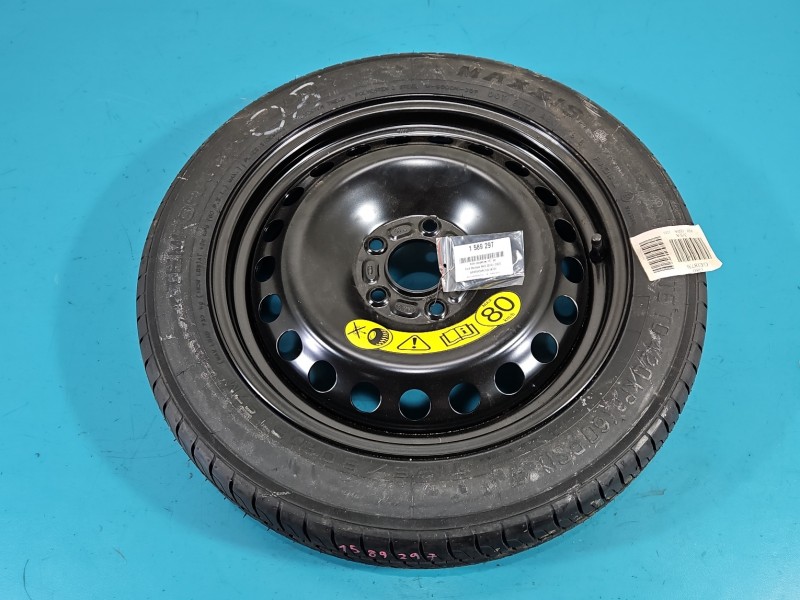 Koło zapasowe 16" dojazdowe dojazdówka Ford Mondeo Mk5 Rozstaw śrub: 5x108, Maxxis, 125 mm, Profil opony: 80, Kod...