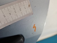 Drzwi tył lewe Peugeot 407 sedan 4d błękitny EYLC