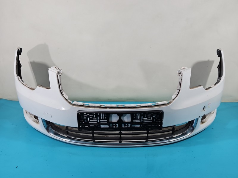 Zderzak przód przedni Skoda Superb II biały LF9E