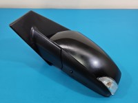 Lusterko lewe Renault Fluence czarny, malowana, elektryczny, Europejska, 10pin. Malowana obudowa czarny NV676 europa