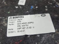 Tapicerka bagażnika lewa boczek Jaguar XE X760 0097757