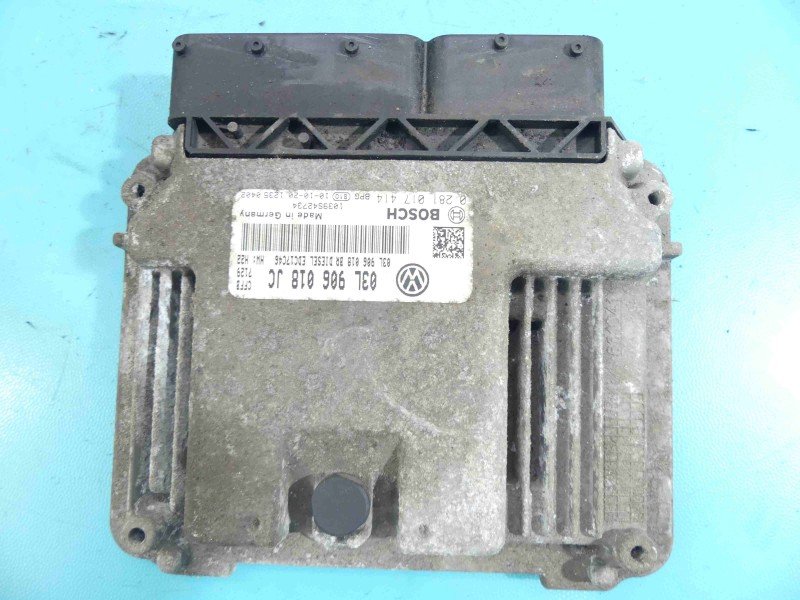 Komputer Sterownik silnika 0281017414, 03L906018JC Skoda Superb II 2.0 tdi (CFFB)